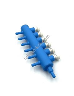 Szabályozható levegő elosztó 6db-os 4-6mm csőhöz