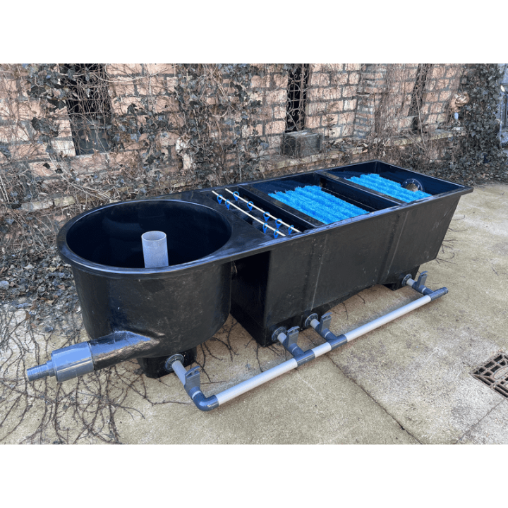 Holland Big 3kamrás + vortex professzionális kerti tó szűrő  (1310L)