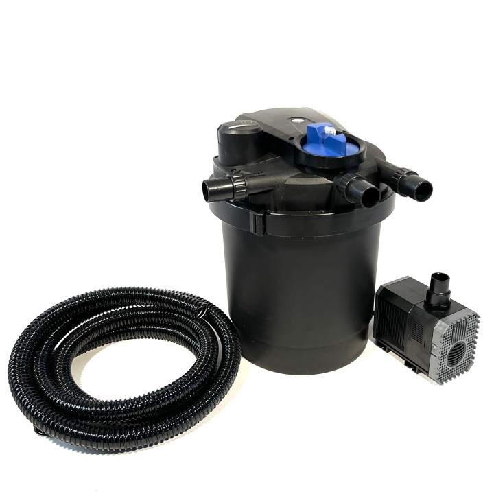 CPA 2500 (11W UVC) nyomásszűrő szett 1.(CHJ-2500+4m 25 bordás tömlő)