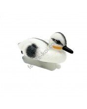 Úszó kiskacsa fehér/fekete, 12 cm / Élethű madár figura
