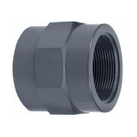 Erősített pvc ragasztható belsőmenetes toldás 20mm x 1/2"BM