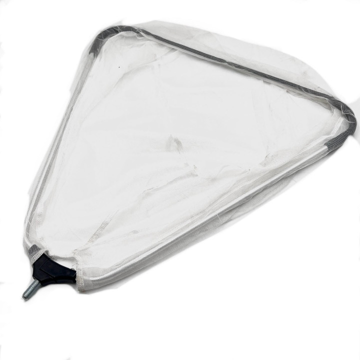 Merítőháló 115-215cm-es teleszkópos nyéllel, 45cm fej fehér