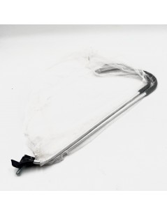 Merítőháló 115-215cm-es teleszkópos nyéllel, 45cm fej fehér