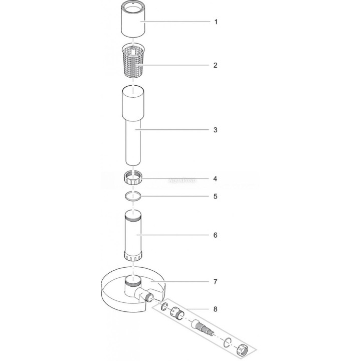 Oase Aquaskim 40 Bottom part álló skimmerhez bővítő szár