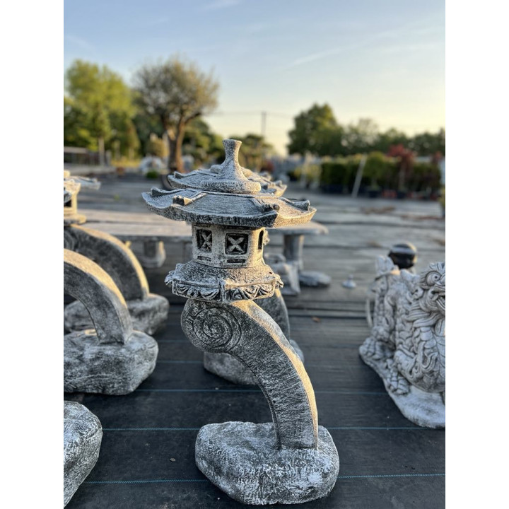 Kerti kő kandeláber 55cm