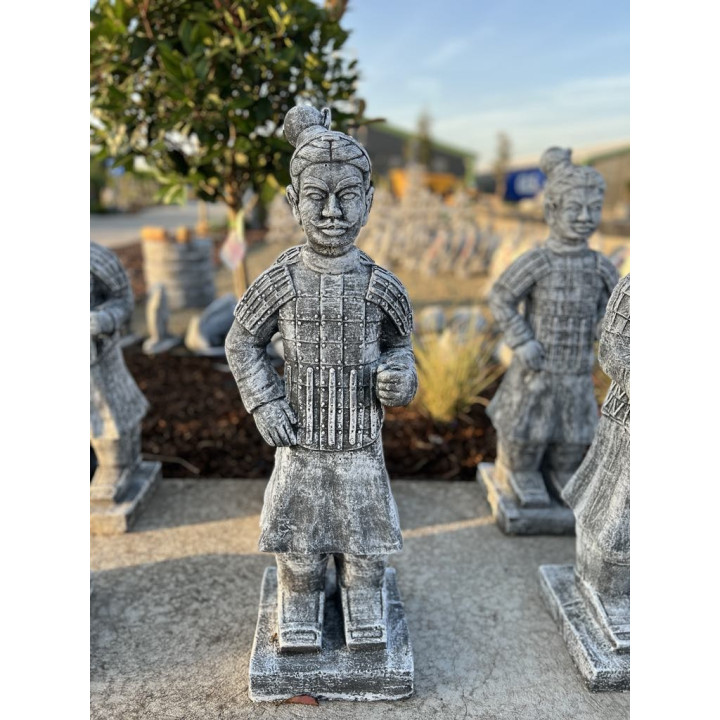 Kínai Harcos álló szobor balkezes 80cm