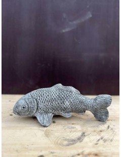Koi szobor 45cm (szürke)