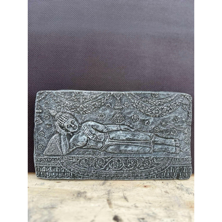 Fekvő buddha kép 27x16cm