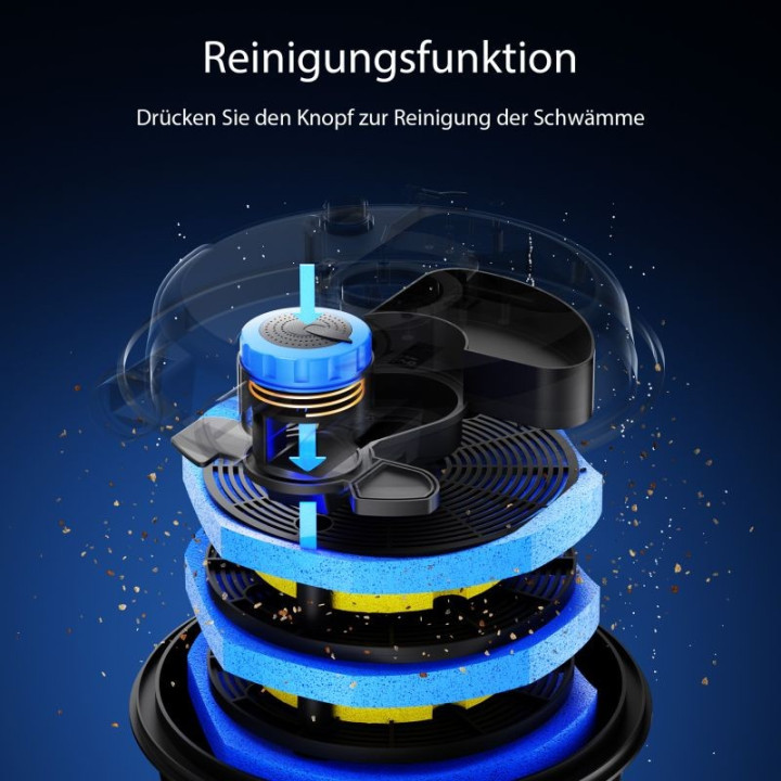 CPF 180 (6000L) kerti tó nyomásszűrő 11W UVC  lámpával