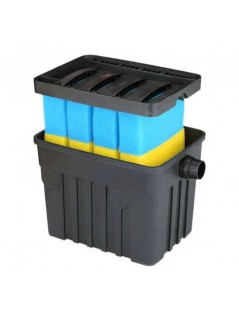 Boyu YT-25000 kerti tó átfolyós gravitációs szűrő szett 18W UVC lámpával