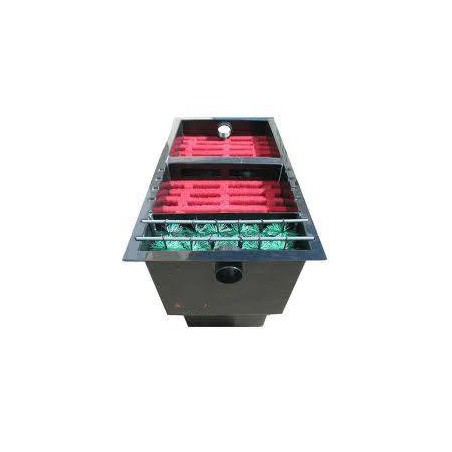 Holland 3kamrás kerti tó gravitációs átfolyós szűrő szett (920L)