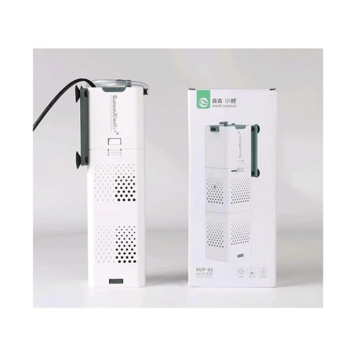 SunSun XUP-02 akváriumi szűrő beépített 3W uvc lámpával