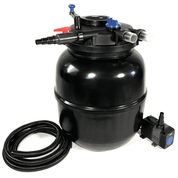 CPF 75000 nyomásszűrő szett 2. Nagyobb vízeséshez(CTP-14000+4m 32 bordás tömlő)