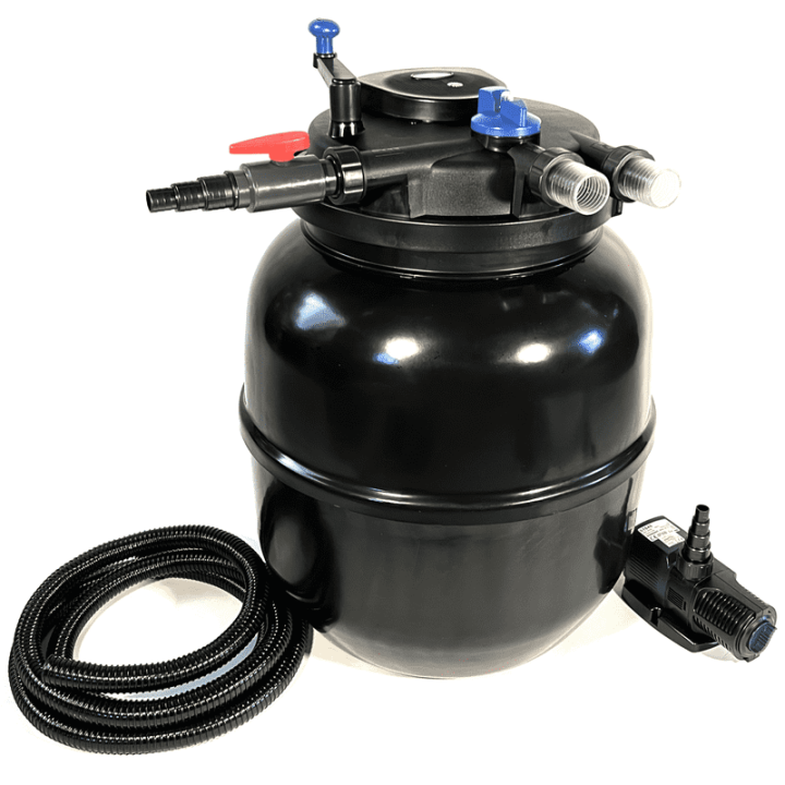 CPF 75000 nyomásszűrő szett 4. Nagyobb vízeséshez (JTP-14000+4m 32 bordás tömlő)