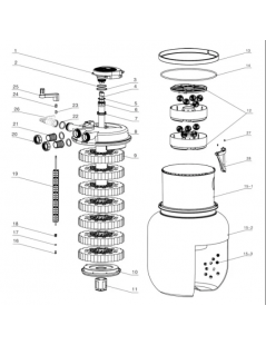 CPF 75000 nyomásszűrő szett 4. Nagyobb vízeséshez (JTP-14000+4m 32 bordás tömlő)