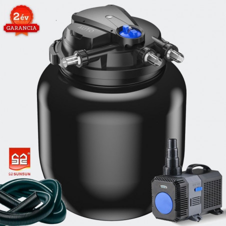 CPA 75000 (55W UVC) nyomásszűrő szett 1 (CTP-12000+4m 32 bordás tömlő)