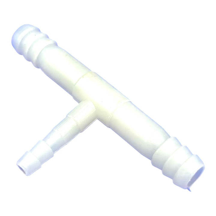 Levegő T elosztó 1x4/6mm 2x8/10mm cső csatlakozássa