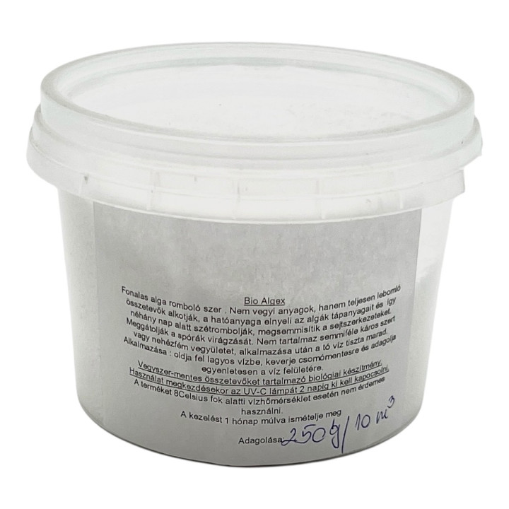Bio algex fonalas algairtó és tófertőtlenítő 250g/10m3 vízhez