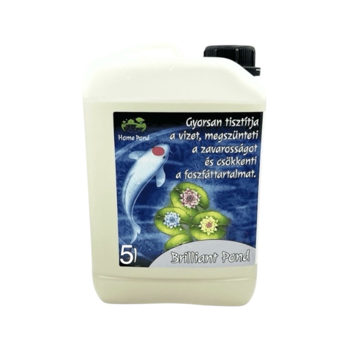 Home Pond Brilliant Pond 5L víz zavarosság és foszfát csökkentő
