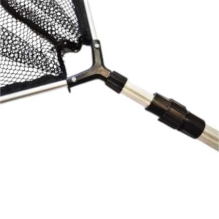 Merítőháló 80-150cm-es teleszkópos nyéllel 30x30 cm-es fejjel