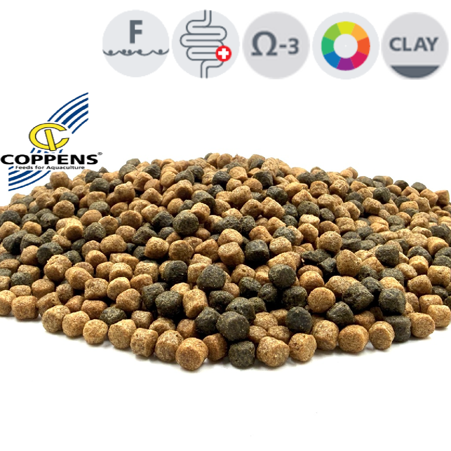 Legjobb áron! Coppens Koi Mix OSW 6 mm ( 2 kg ) | fekete-koi.com