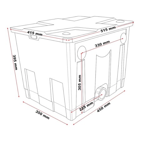 SunSun CBF 350 B,C kerti tó szűrőkhöz bővítő modul
