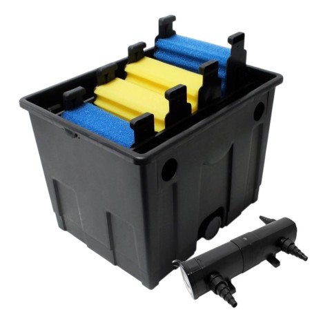 CBF- 350 átfolyós gravitációs kerti tó szűrő CUV-236 UVC lámpával