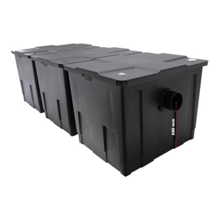 CBF-350C kerti tó szűrő szett CUV-236+CTP-5800+4m DN 32 bordás tömlő