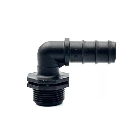 Könyök bordás menetes 20 x 3/4 km