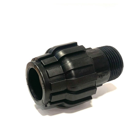 KPE,MPE átmenet 32x3/4" tok x KM (fekete,10bar)