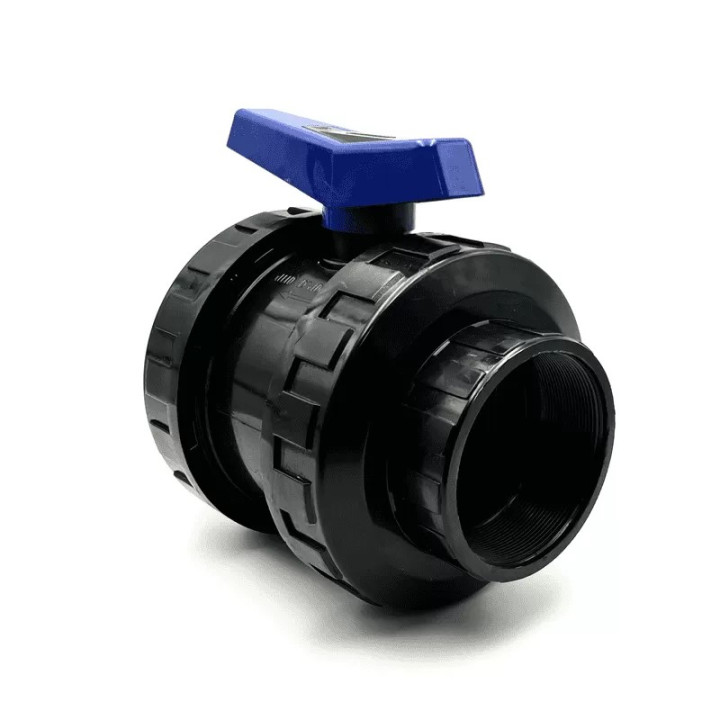 Műanyag betétes műanyag hollanderes golyóscsap K2F 3" BB