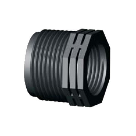 Műanyag menetes szűkítő betét KB 1" - 1/2"