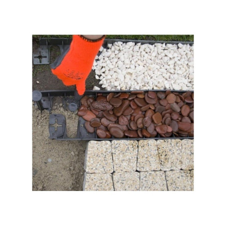 Ágyásszegély fekete 1025/75/45 mm