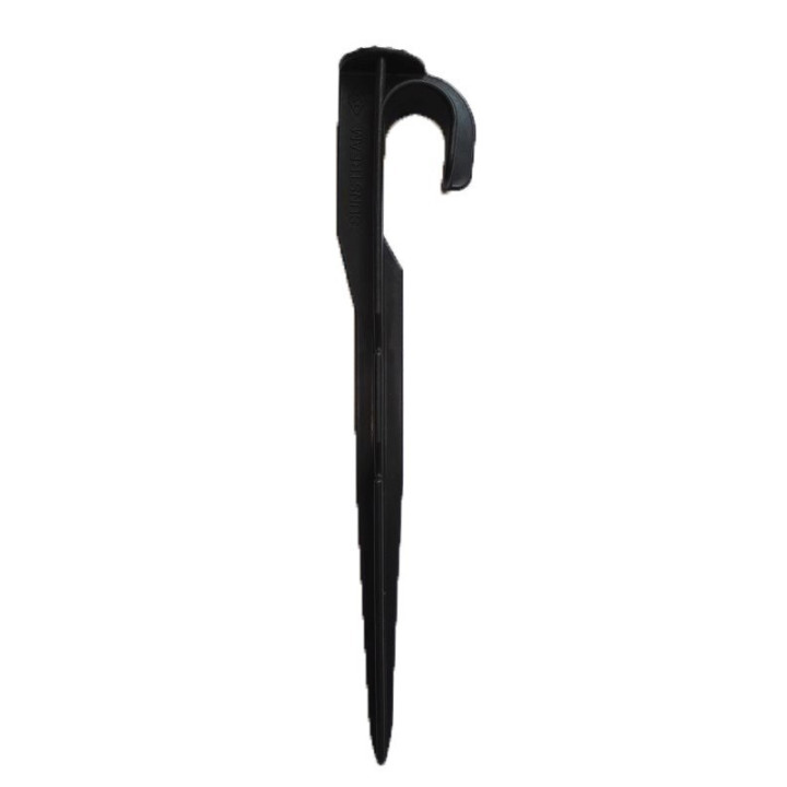 Erősített talajon rögzítő leszúró tüske 15cm csepegtető DN16-20mm csövekhez (akár 39 Ft-tól)