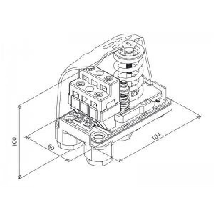 Italtecnica PM/12 230V nyomáskapcsoló (3-12bar)