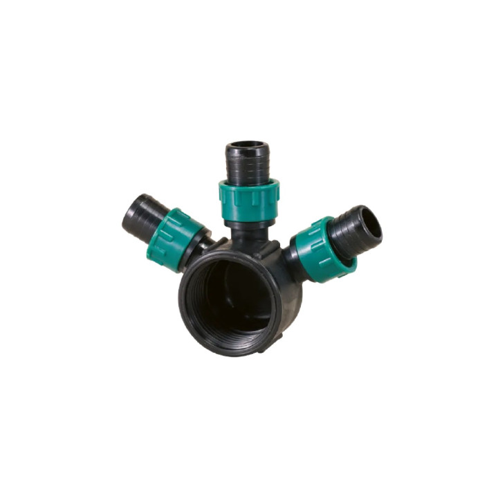 Csepegtető szalag elosztó csúszógyűrűs 3-as 17 x 1" BM PO