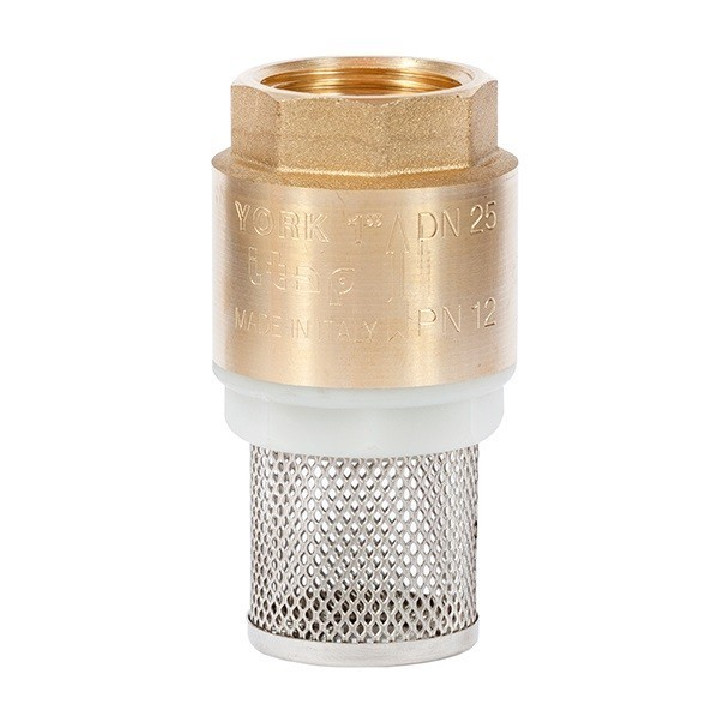 Réz visszacsapó szelep szűrőkosárral 2,1/2"