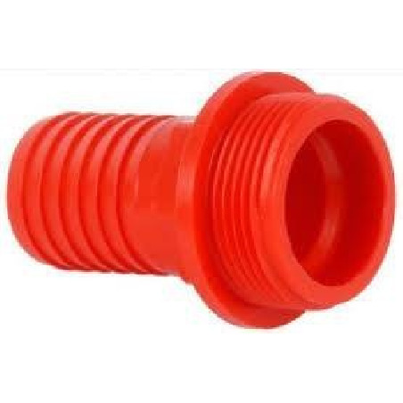 Műanyag külső menetes tömlőcsatlakozó 5/4"KM 1" tömlőkhöz