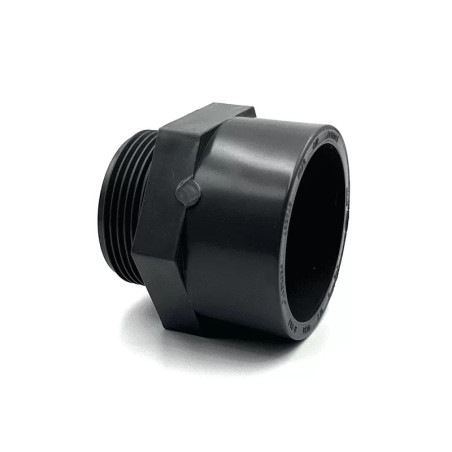 PVC ragasztható csatlakozó 63-2" KM