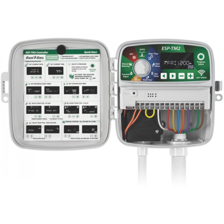 Rain Bird ESP-TM-2 8 zónás wifi ready kültéri öntöző vezérlő