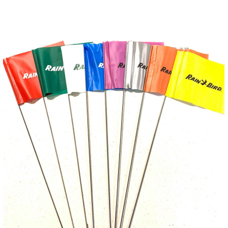 RAIN BIRD Jelölő zászló (fehér)