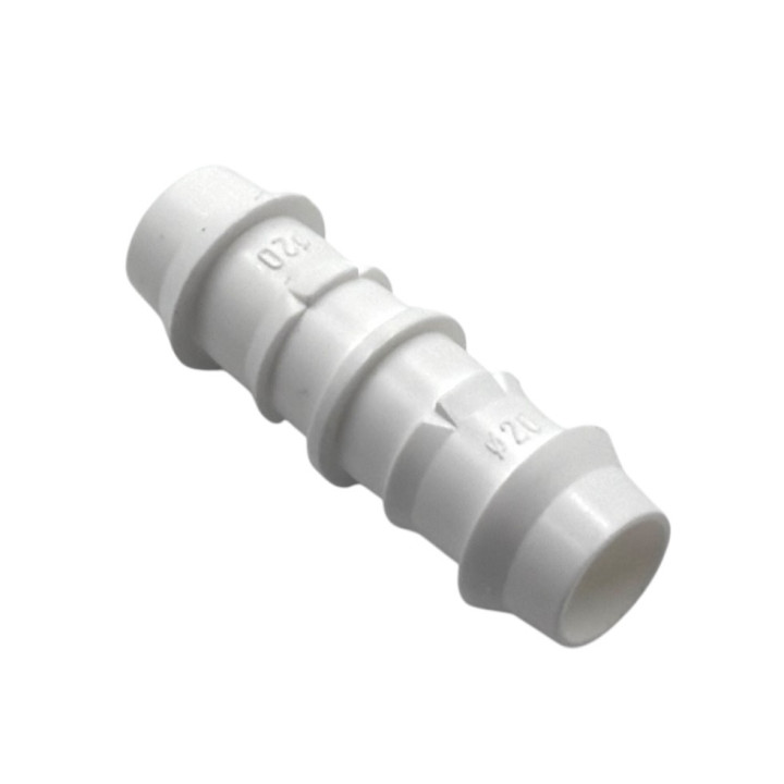 Bordás egyenes toldó 20mm (fehér)