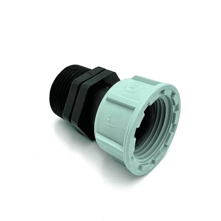 PP hollanderes szelepkötő idom 1" KH, egyenes