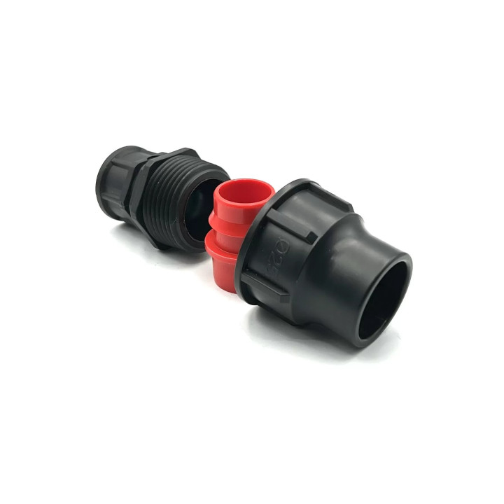 Variálható menetes átmenet 25x1/2" BM PP