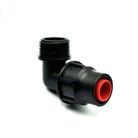 Variálható menetes könyök idom 25x1"KM PP