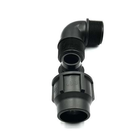 Variálható menetes könyök idom 32x1",1/4KM PP