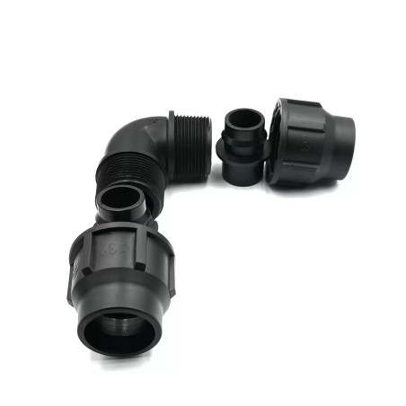 Variálható menetes könyök 32x32 PP