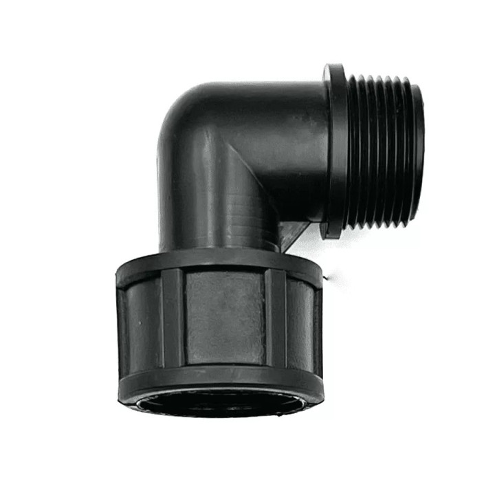 Könyök idom 3/4" KM x 1/2" BM PP