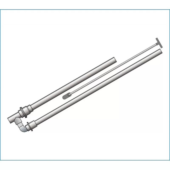 PVC pumpa 2 visszacsapó szeleppel 32/50-40-50 (húzószárral)