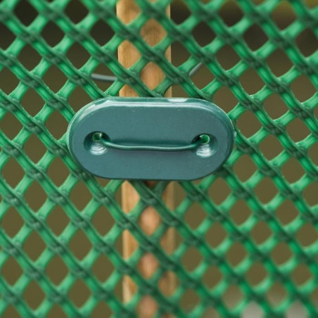 Rögzítő árnyékoló hálókhoz 26 db/cs + 4 m zöld huzal / 6050390